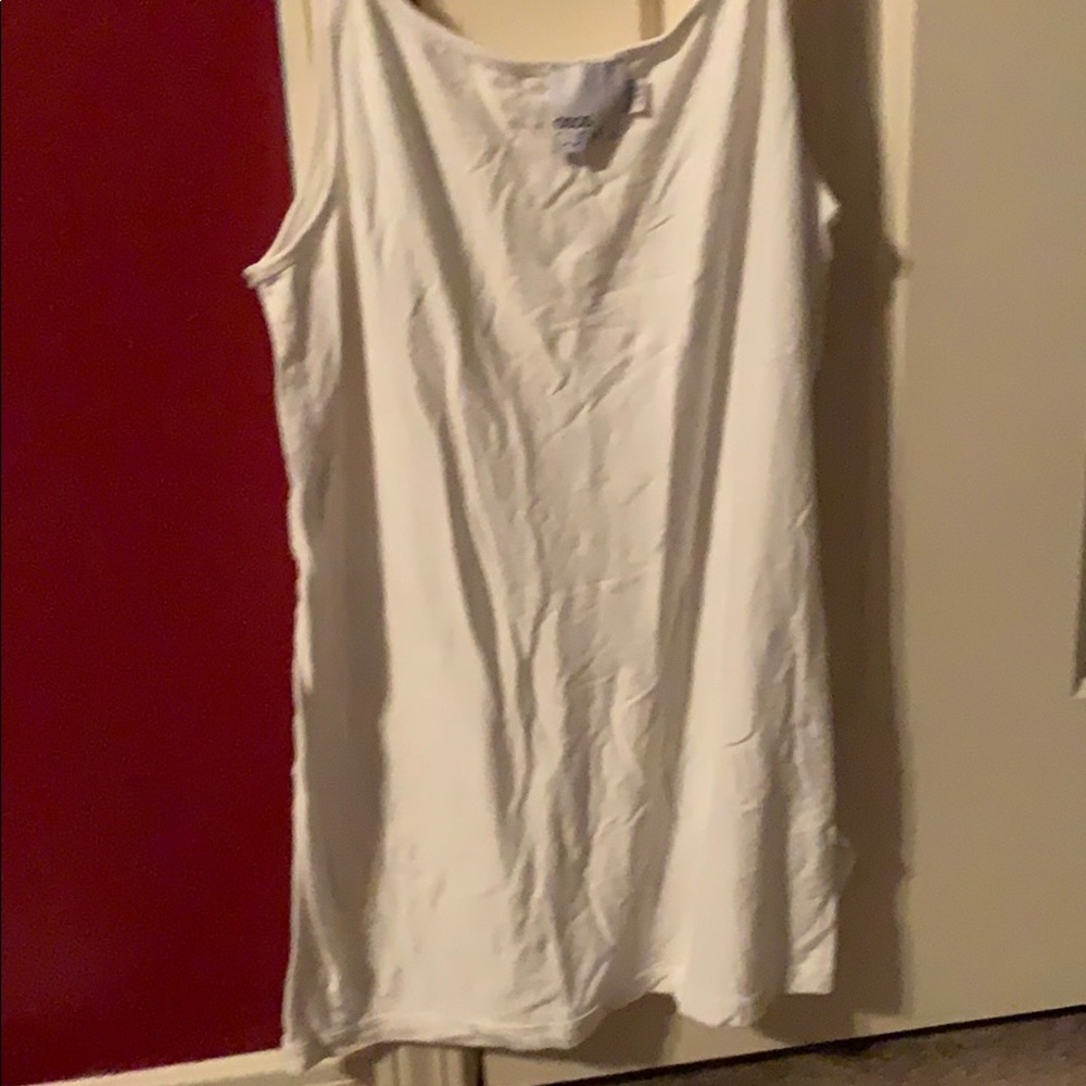 White tank top